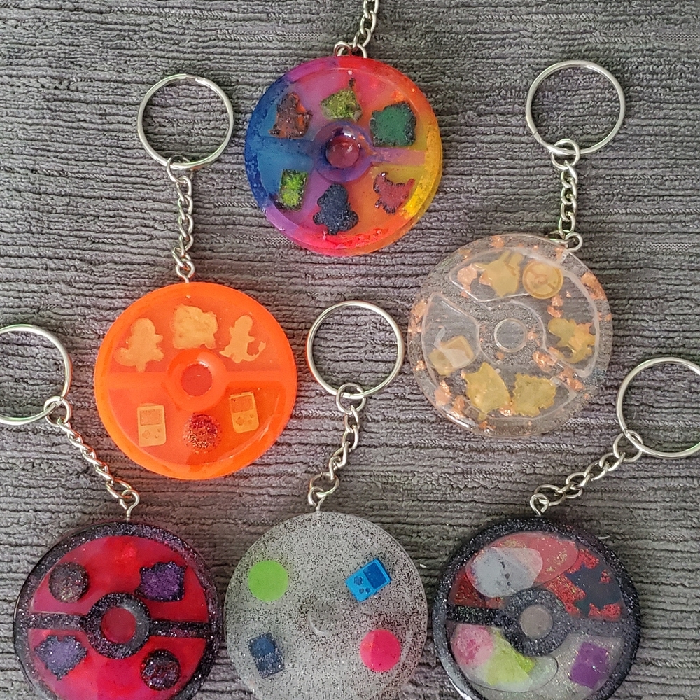 Pokeball keychain